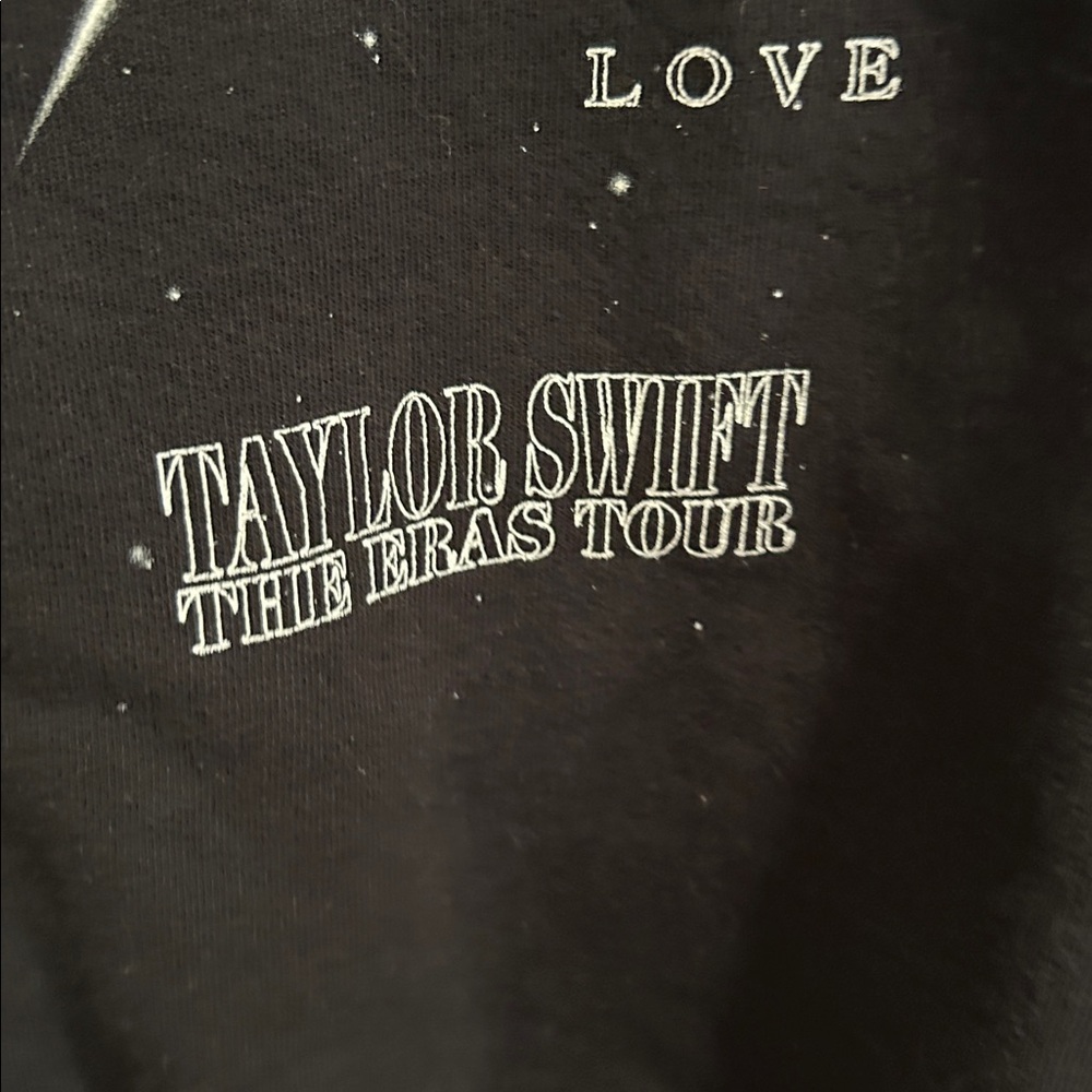 Taylor Swift Black and Gray UFO Graphic Crewneck Sweater. Eras Tour 2 shirts - Picture 6 of 7